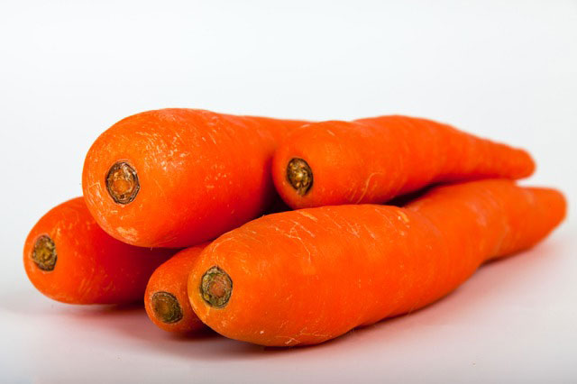 Eine Karotte.