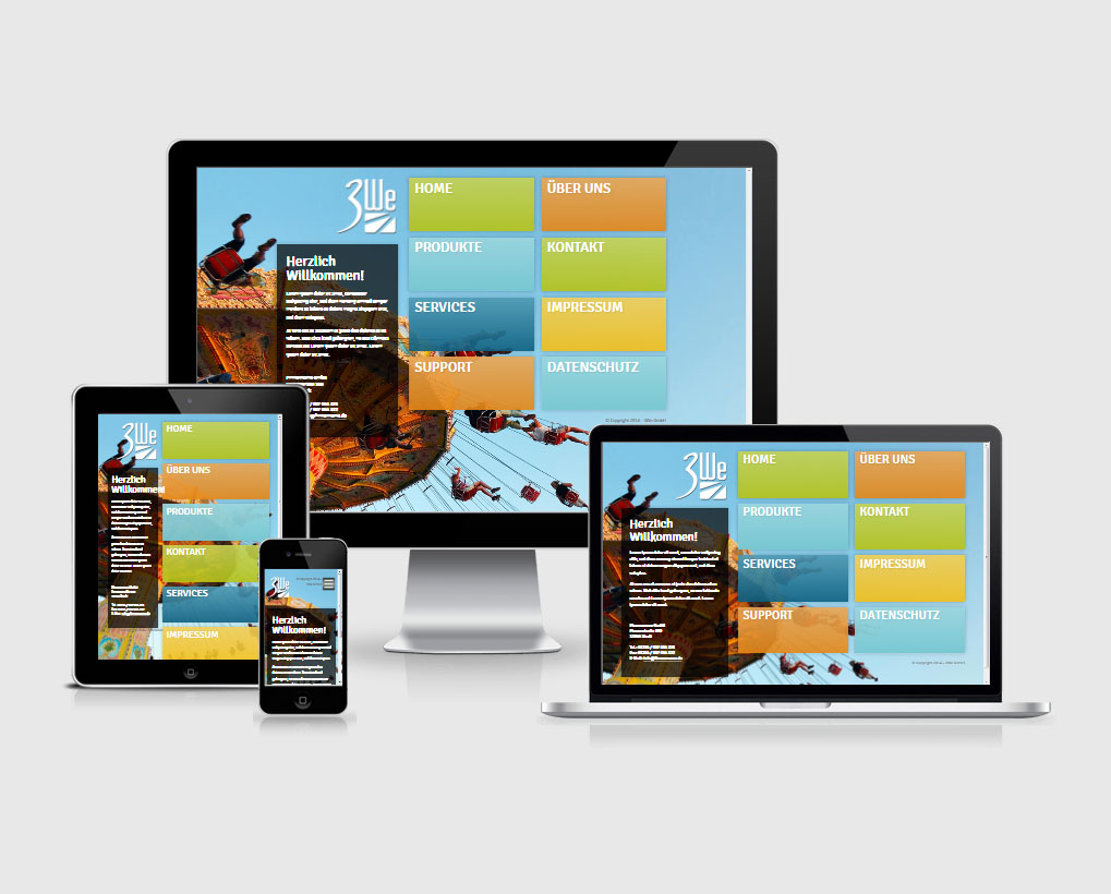 Responsive-Preview of Template 04